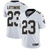 Nike Saints #23 Marshon Lattimore White Men's Stitched NFL Vapor Untouchable Limited Jersey - Custom Name