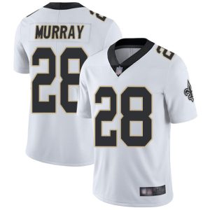 Nike Saints #28 Latavius Murray White Men's Stitched NFL Vapor Untouchable Limited Jersey - Custom Name