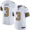 Nike Saints #3 Wil Lutz White Men's Stitched NFL Limited Rush Jersey - Custom Name