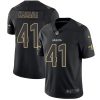 Nike Saints #41 Alvin Kamara Black Men's Stitched NFL Limited Rush Impact Jersey - Custom Name