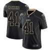 Nike Saints #41 Alvin Kamara Lights Out Black Men's Stitched NFL Limited Rush Jersey - Custom Name