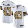 Nike Saints #43 Marcus Williams White Men's Stitched NFL Limited Rush Jersey - Custom Name
