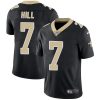 Nike Saints #7 Taysom Hill Black Team Color Men's Stitched NFL Vapor Untouchable Limited Jersey - Custom Name