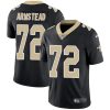 Nike Saints #72 Terron Armstead Black Team Color Men's Stitched NFL Vapor Untouchable Limited Jerseys - Custom Name