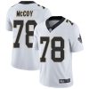 Nike Saints #78 Erik McCoy White Men's Stitched NFL Vapor Untouchable Limited Jersey - Custom Name