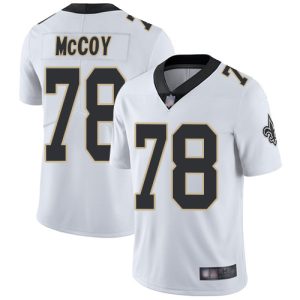 Nike Saints #78 Erik McCoy White Men's Stitched NFL Vapor Untouchable Limited Jersey - Custom Name