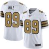 Nike Saints #89 Josh Hill White Men's Stitched NFL Limited Rush Jersey - Custom Name