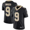 Nike Saints #9 Drew Brees Black Team Color Men's Stitched NFL Vapor Untouchable Limited Jersey - Custom Name
