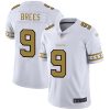 Nike Saints #9 Drew Brees White Men's Stitched NFL Limited Team Logo Fashion Jersey - Custom Name