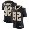 Nike Saints #92 Marcus Davenport Black Team Color Men's Stitched NFL Vapor Untouchable Limited Jersey - Custom Name