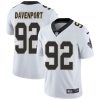 Nike Saints #92 Marcus Davenport White Men's Stitched NFL Vapor Untouchable Limited Jersey - Custom Name