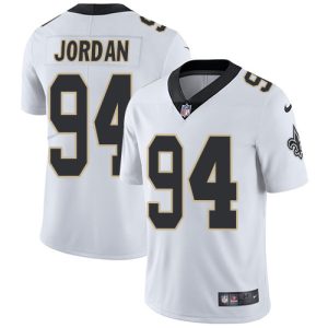 Nike Saints #94 Cameron Jordan White Men's Stitched NFL Vapor Untouchable Limited Jersey - Custom Name