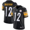 Nike Steelers #12 Terry Bradshaw Black Team Color Men's Stitched NFL Vapor Untouchable Limited Jersey - Custom Name