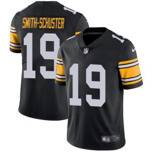 Nike Steelers #19 JuJu Smith-Schuster Black Alternate Men's Stitched NFL Vapor Untouchable Limited Jersey - Custom Name