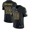 Nike Steelers #19 JuJu Smith-Schuster Black Men's Stitched NFL Limited Rush Impact Jersey - Custom Name