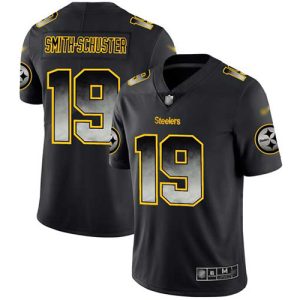 Nike Steelers #19 JuJu Smith-Schuster Black Men's Stitched NFL Vapor Untouchable Limited Smoke Fashion Jersey - Custom Name
