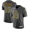 Nike Steelers #19 JuJu Smith-Schuster Gray Static Men's Stitched NFL Vapor Untouchable Limited Jersey - Custom Name
