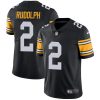 Nike Steelers #2 Mason Rudolph Black Alternate Men's Stitched NFL Vapor Untouchable Limited Jersey - Custom Name