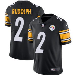 Nike Steelers #2 Mason Rudolph Black Team Color Men's Stitched NFL Vapor Untouchable Limited Jersey - Custom Name