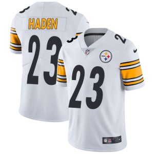 Nike Steelers #23 Joe Haden White Men's Stitched NFL Vapor Untouchable Limited Jersey - Custom Name