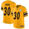 Nike Steelers #30 James Conner Gold Men's Stitched NFL Limited Inverted Legend Jersey - Custom Name