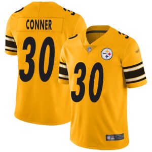 Nike Steelers #30 James Conner Gold Men's Stitched NFL Limited Inverted Legend Jersey - Custom Name