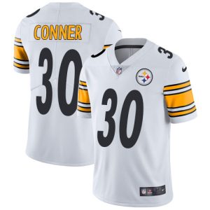 Nike Steelers #30 James Conner White Men's Stitched NFL Vapor Untouchable Limited Jersey - Custom Name