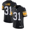 Nike Steelers #31 Justin Layne Black Alternate Men's Stitched NFL Vapor Untouchable Limited Jersey - Custom Name