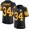 Nike Steelers #34 Terrell Edmunds Black Men's Stitched NFL Limited Rush Jersey - Custom Name