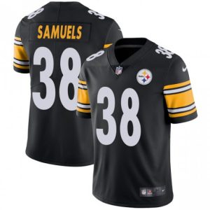 Nike Steelers #38 Jaylen Samuels Black Team Color Men's Stitched NFL Vapor Untouchable Limited Jersey - Custom Name