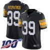 Nike Steelers #39 Minkah Fitzpatrick Black Alternate Men's Stitched NFL 100th Season Vapor Limited Jersey - Custom Name