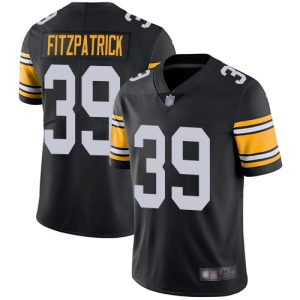 Nike Steelers #39 Minkah Fitzpatrick Black Alternate Men's Stitched NFL Vapor Untouchable Limited Jersey - Custom Name
