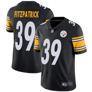 Nike Steelers #39 Minkah Fitzpatrick Black Team Color Men's Stitched NFL Vapor Untouchable Limited Jersey - Custom Name