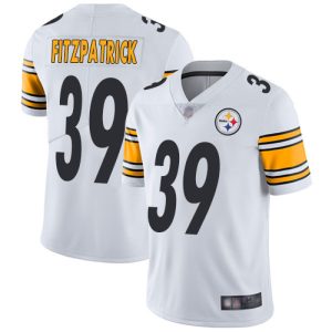 Nike Steelers #39 Minkah Fitzpatrick White Men's Stitched NFL Vapor Untouchable Limited Jersey - Custom Name