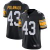 Nike Steelers #43 Troy Polamalu Black Alternate Men's Stitched NFL Vapor Untouchable Limited Jersey - Custom Name