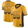 Nike Steelers #55 Devin Bush Gold Men's Stitched NFL Limited Rush Drift Fashion Jersey - Custom Name