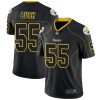 Nike Steelers #55 Devin Bush Lights Out Black Men's Stitched NFL Limited Rush Jersey - Custom Name