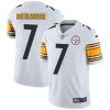 Nike Steelers #7 Ben Roethlisberger White Men's Stitched NFL Vapor Untouchable Limited Jersey - Custom Name