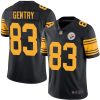 Nike Steelers #83 Zach Gentry Black Men's Stitched NFL Limited Rush Jersey - Custom Name