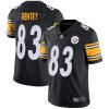 Nike Steelers #83 Zach Gentry Black Team Color Men's Stitched NFL Vapor Untouchable Limited Jersey - Custom Name