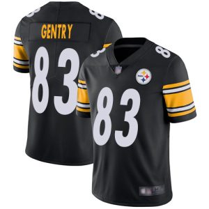 Nike Steelers #83 Zach Gentry Black Team Color Men's Stitched NFL Vapor Untouchable Limited Jersey - Custom Name
