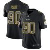 Nike Steelers #90 T. J. Watt Black Men's Stitched NFL Limited Rush Impact Jersey - Custom Name
