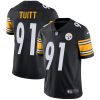 Nike Steelers #91 Stephon Tuitt Black Team Color Men's Stitched NFL Vapor Untouchable Limited Jersey - Custom Name