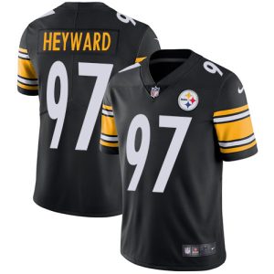 Nike Steelers #97 Cameron Heyward Black Team Color Men's Stitched NFL Vapor Untouchable Limited Jersey - Custom Name