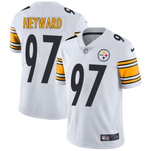 Nike Steelers #97 Cameron Heyward White Men's Stitched NFL Vapor Untouchable Limited Jersey - Custom Name