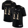 Philadelphia Eagles #11 Carson Wentz Carbon Black Vapor Statue Of Liberty Limited NFL Jersey - Custom Name