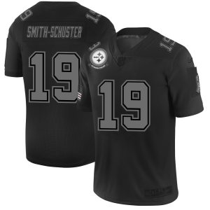Pittsburgh Steelers #19 JuJu Smith-Schuster Men's Nike Black 2019 Salute to Service Limited Stitched NFL Jersey - Custom Name