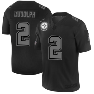 Pittsburgh Steelers #2 Mason Rudolph Men's Nike Black 2019 Salute to Service Limited Stitched NFL Jersey - Custom Name