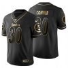 Pittsburgh Steelers #30 James Conner Men's Nike Black Golden Limited NFL 100 Jersey - Custom Name