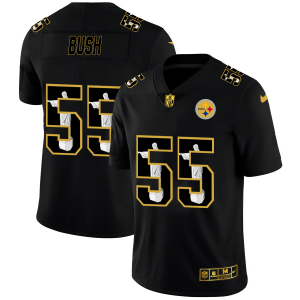 Pittsburgh Steelers #55 Devin Bush Nike Carbon Black Vapor Cristo Redentor Limited NFL Jersey - Custom Name